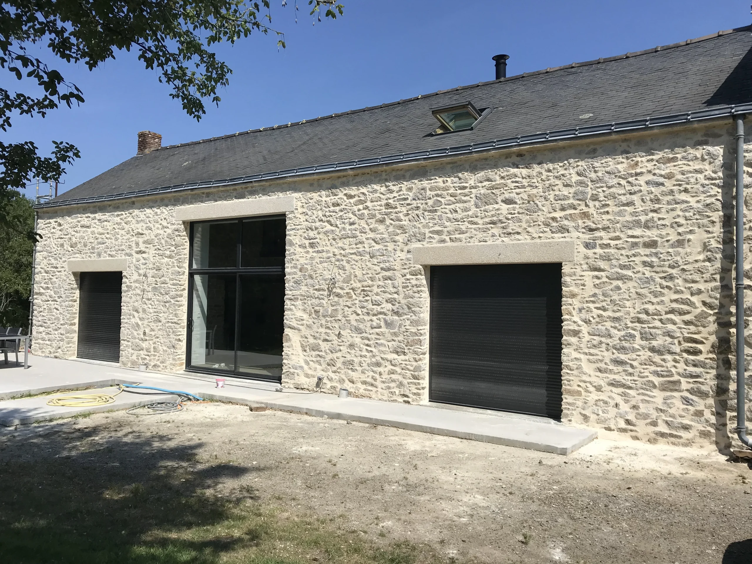 maçonnerie à Châtelus-Malvaleix dans la Creuse 23
